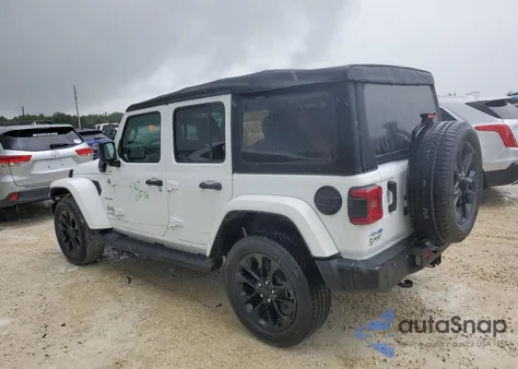 2021 Jeep Wrangler Unlimited Sahara 4Xe from USA, damaged, VIN 1C4JJXP61MW686282